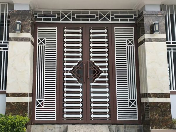 Cổng sắt sơn tĩnh điện