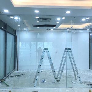 Cửa kính lùa bi treo